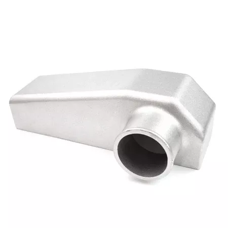 12″ Tall x 3.5″ Thick, 3″ Outlet Aluminum End Tank , Bottom Right