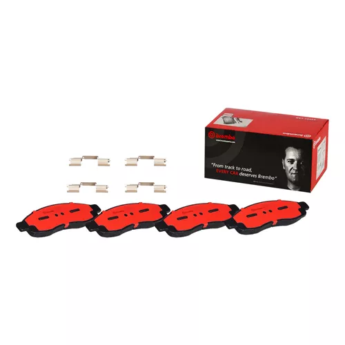 Brembo P58001N Premium NAO Ceramic Front Brake Pads, Infiniti QX56 2004-2006, Nissan Armada 2005-2006