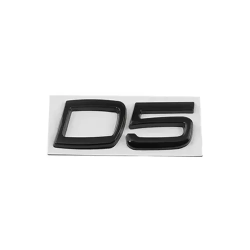 “D5” Emblem, Gloss Black