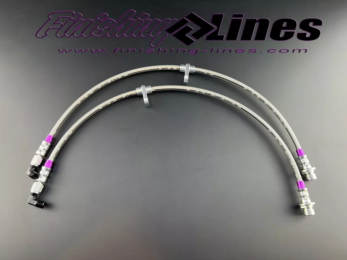 EG/DC/EK AWD Extended Rear Caliper Hoses (for 1/8-27 NPT inlet calipers)
