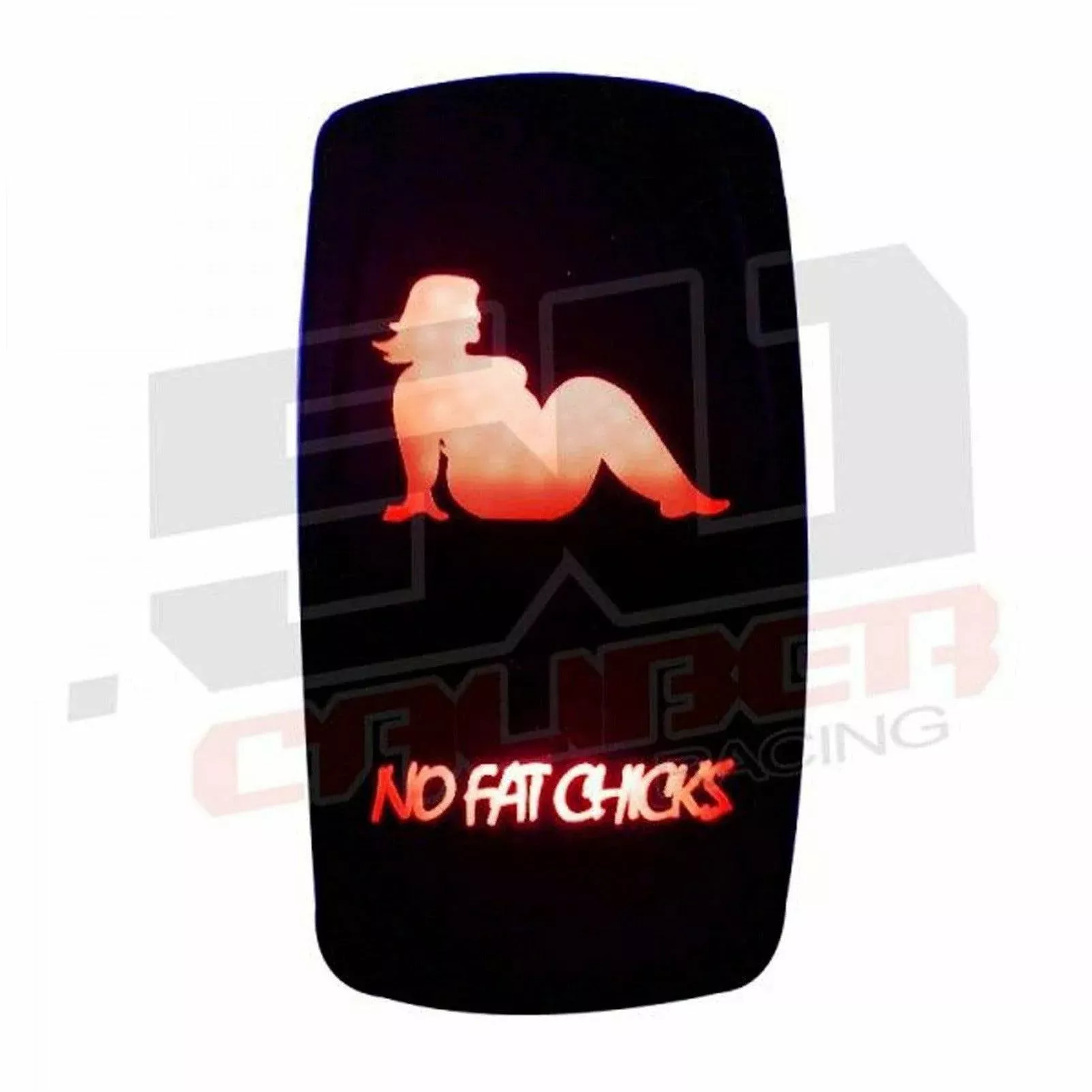 “No Fat Chicks” Waterproof Rocker Switch