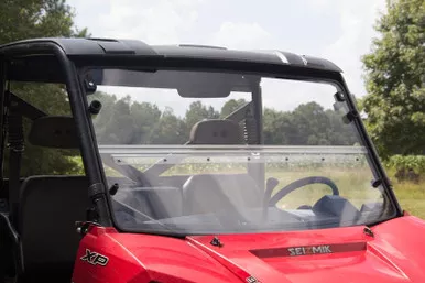 Polaris Ranger XP 900 Folding Windshield (Uncoated) by Seizmik