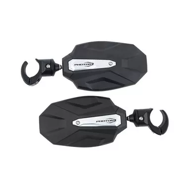 Seizmik Photon Side View Mirrors Adjustable Clamp Round Roll Cages (1 pair)