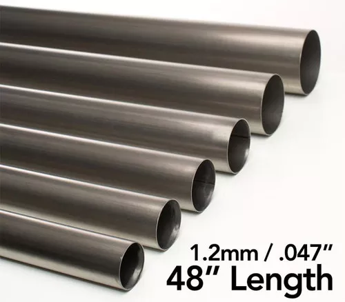 Ticon 2” Diameter Titanium Tube: 48″ Length, 1.2mm/.047”