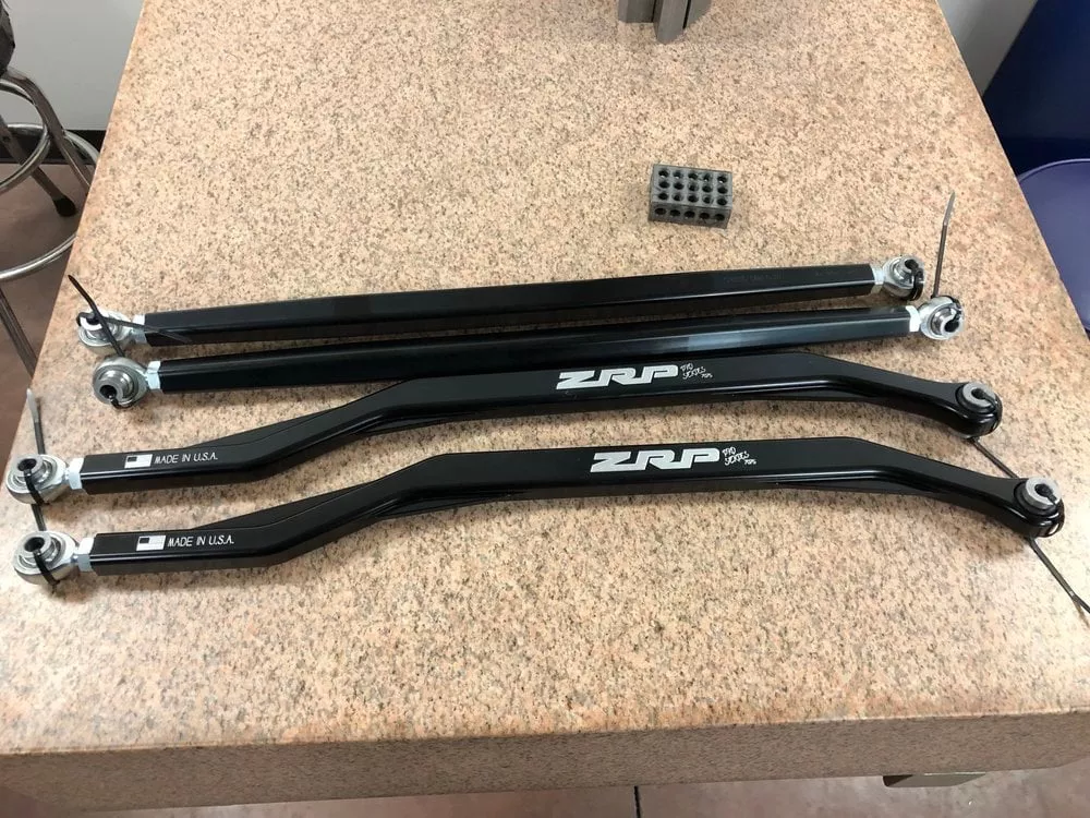 ZRP 7075 72″ RZR Turbo S Radius Rod Set